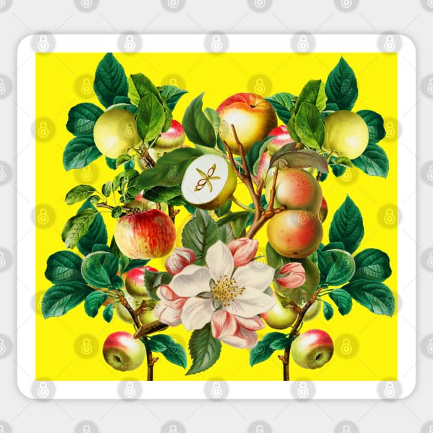 An apple a day Sticker by volkvilla